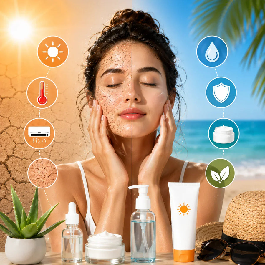 Dry Skin in Summer: Causes, Symptoms & Treatment