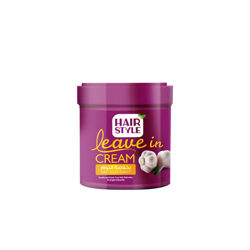 Hairstyle Leave in cream with Garlic