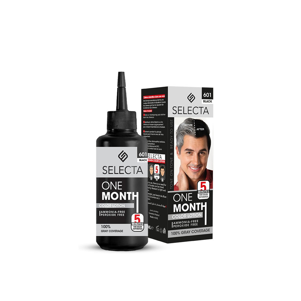 Selecta dark black 601 color lotion